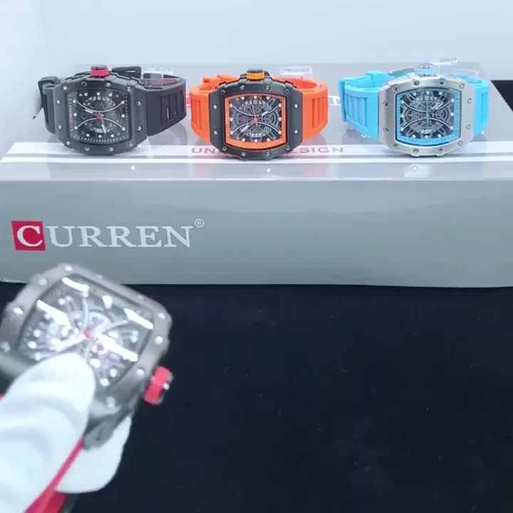 Curren 8438 Men's Watch - Fashionable Quartz with Calendar