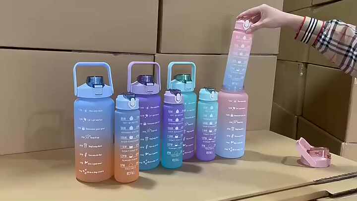 Attro Jewel Unbreakable Plastic Water Bottles – BPA Free 1000ml Set Of 2 For Fridge, Gym & Travel