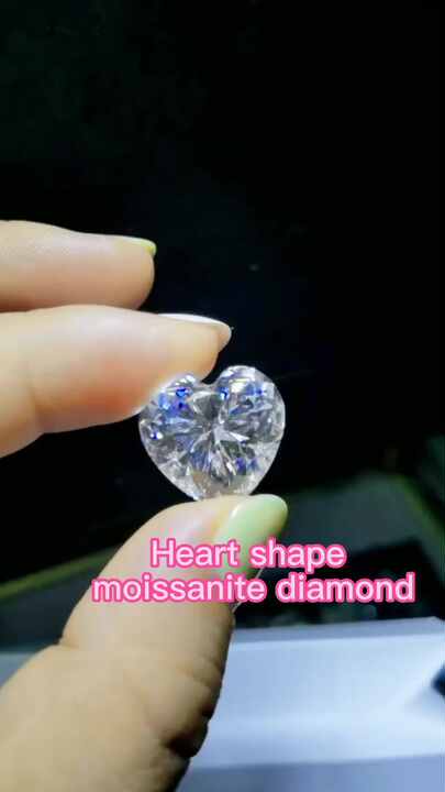 Shop Carat Heart-Shaped Moissanite for Rings VVS Quality