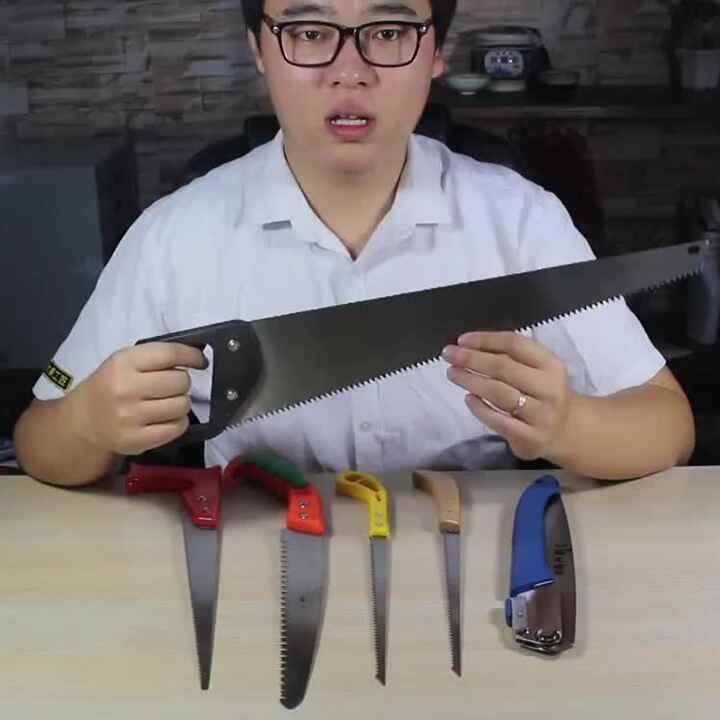 thumbnail interactive-video image 1 of SHIND 17.7-Inch Universal Hand Saw - SK5 Steel Blade With Anti-Rust Coating & Comfort Handle 1 of 13
