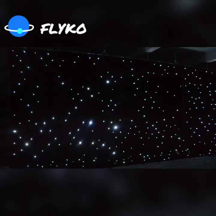 LED Stage Backdrop, Star Light Curtain With DMX 512 Control - Starry