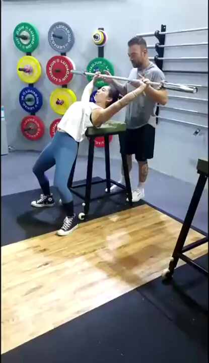 Durable Rubber & Steel Powerlifting Platform for Weight