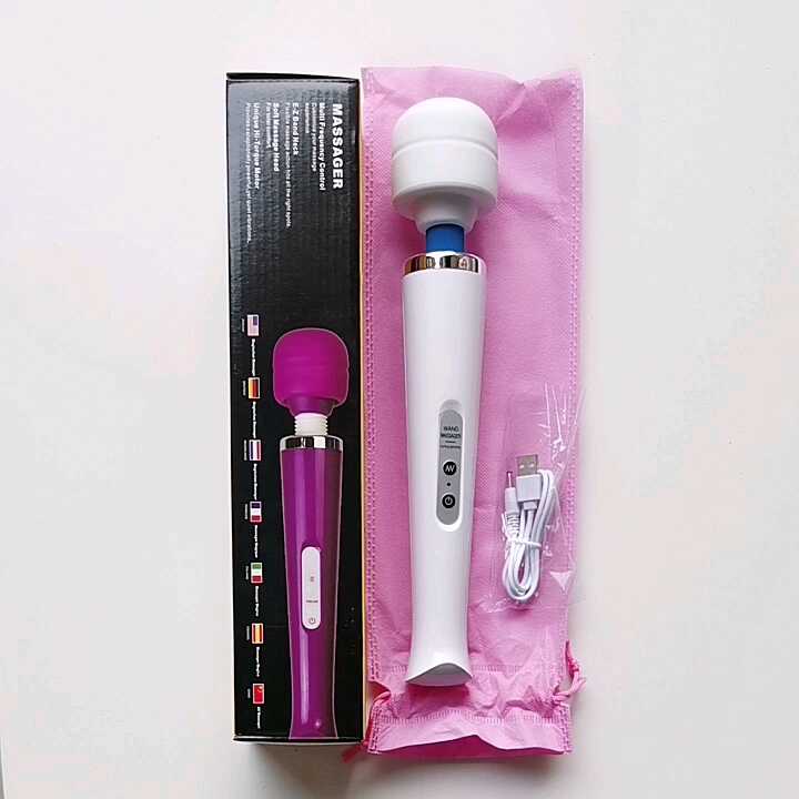 Cordless 10 Speed Magic Vibrations Wand Vibrator,Personal Deep Muscles Pain  Relief Electric Adult Vibrator Magical Wand Massager