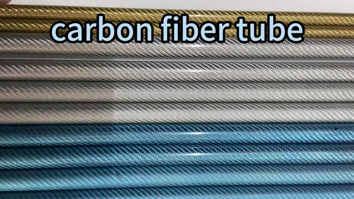 Custom Size Carbon Aramid Fiber Rod Tube 14mm CF Round Tube