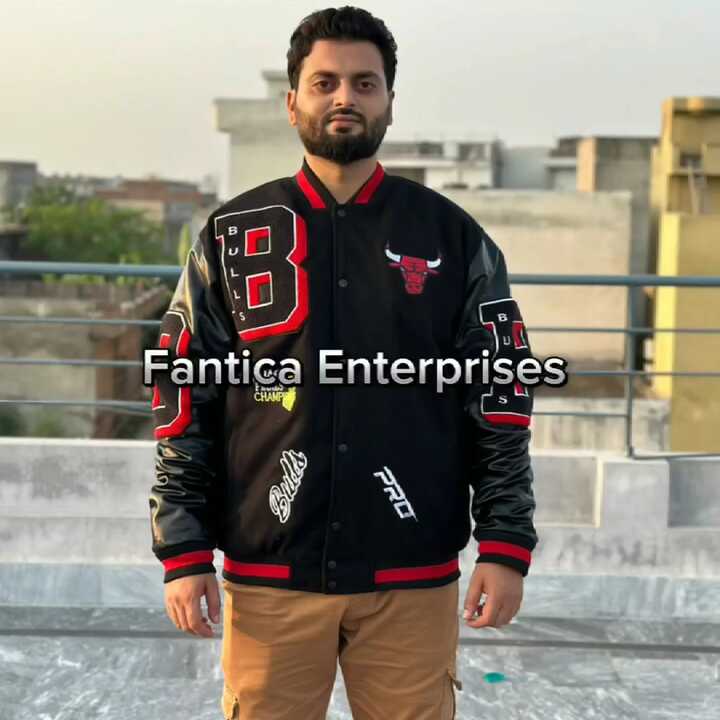 Custom Women's Leather and PU Baseball Jacket Soft Outdoor Varsity