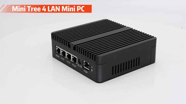 Intel N100 ミニPC ルーター INCTEL N100 fanless mini PC and micro firewall appliance comes