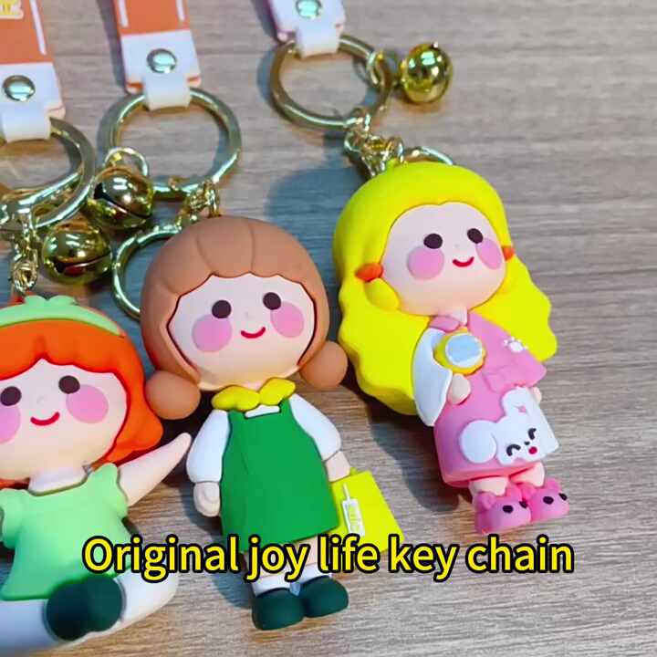 Unique 3d Cartoon Keychain Coin Holder Oem Available