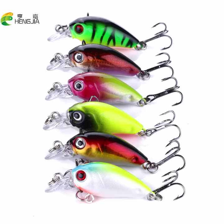 BAIKALBASS Bass Fishing Lures Kit Set Topwater Hard Baits Minnow Crankbait Pencil VIB Swimbait for Bass Pike Fit Saltwater and Freshwater (008-53pcs) in Dubai - UAE | Topwater Lures