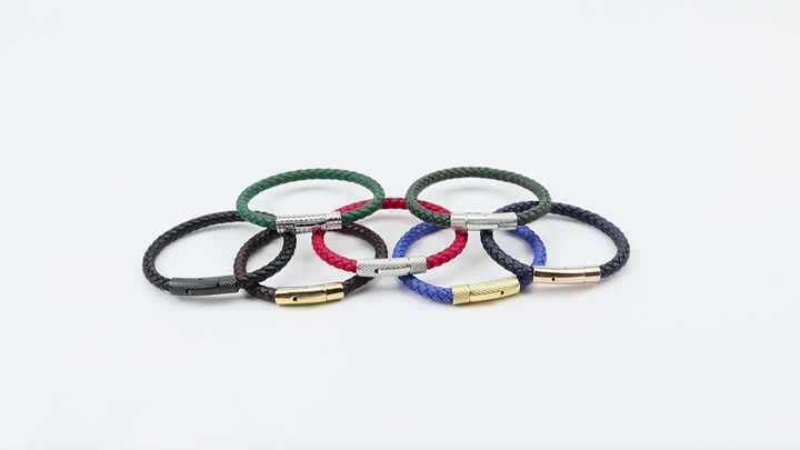 Men's Real Leather Bracelets Customizable and Stylish