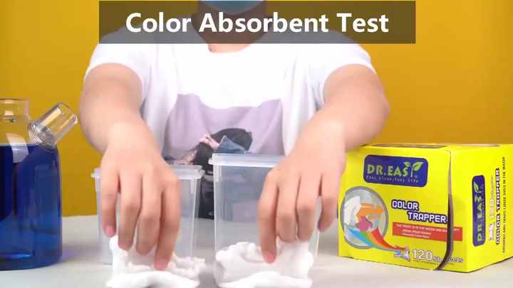 A color catcher claims to absorb dye in the wash. We tested to see