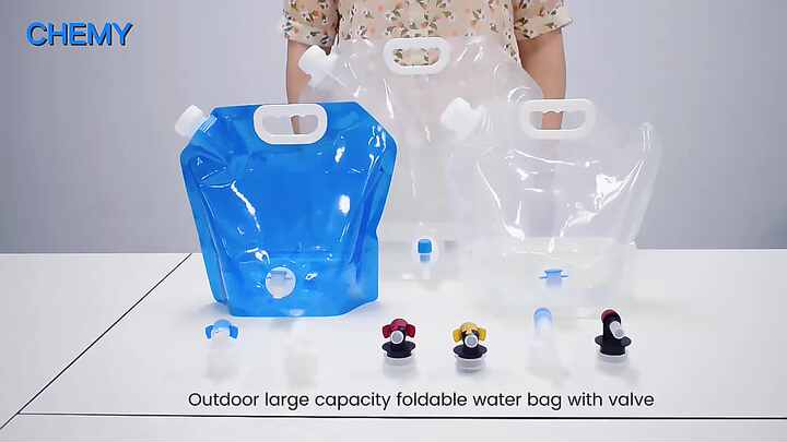 Hot Sell Refillable Foldable Water Pouch Portable Water Bags