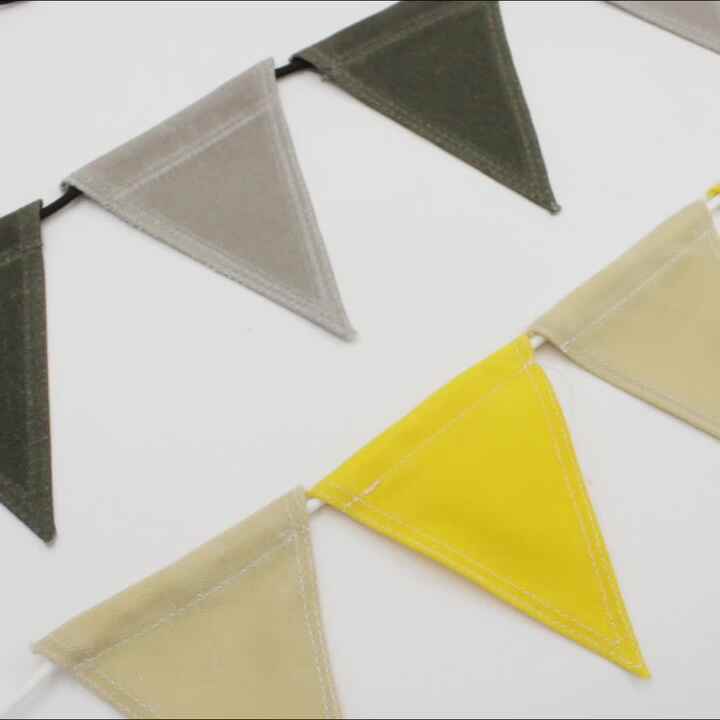 Guirlande Fanions Violette 32 Pieds - 36 Drapeaux En Tissu, Pour Anniversaire, Mariage, Baptême, Fêtes
