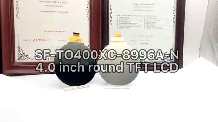 4 Inch Round Tft 720x720 Lcd Display Module For Motorbike Screen - Oem