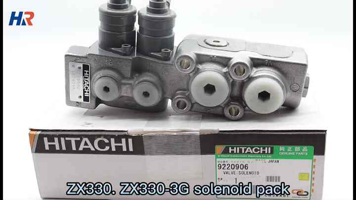Original Excavator Pilot Solenoid Valve Set for ZX330