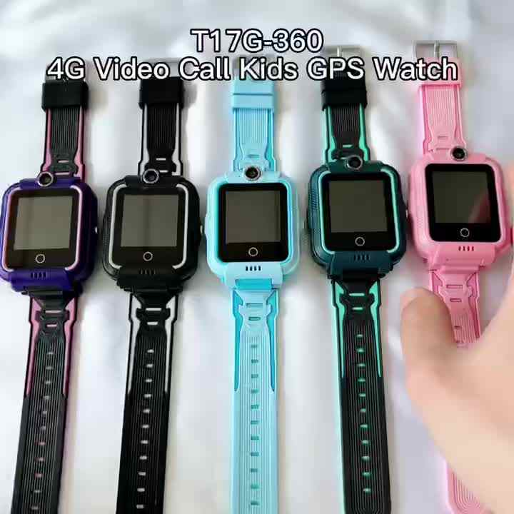 2024 siap kirim perangkat lepas pasang gratis sampel gelang pintar pelacak  GPS kamera jam tangan untuk anak perempuan anak laki-laki