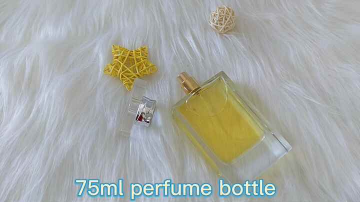 75ml Luxury Polished Perfume Bottle Floral Eau De Toilette Florida