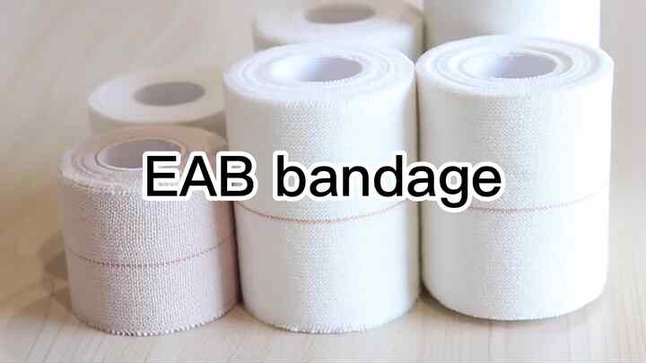 zinc oxide hot melt glue white color breathable elastic adhesive bandage stretch athletic eab tape for sports