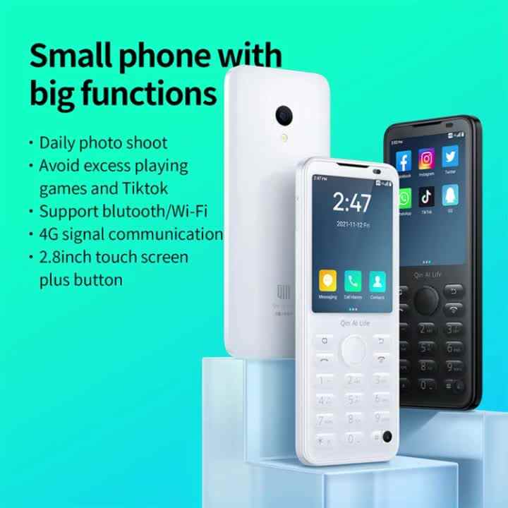 QIN F21 Pro Android 11 3GB RAM 32GB ROM 2.8 Polegadas Bateria