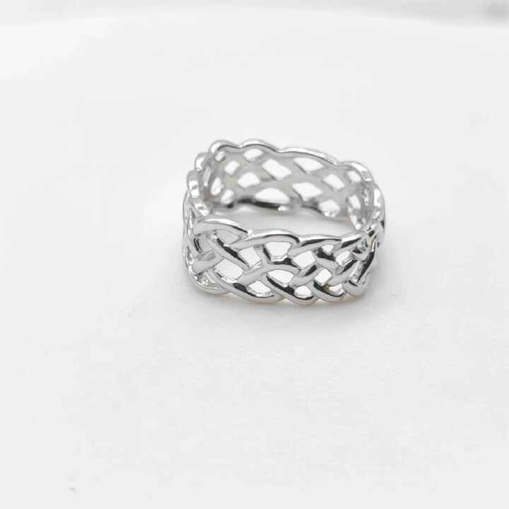 Anello Cubano In Argento Con Cz Per Uomo