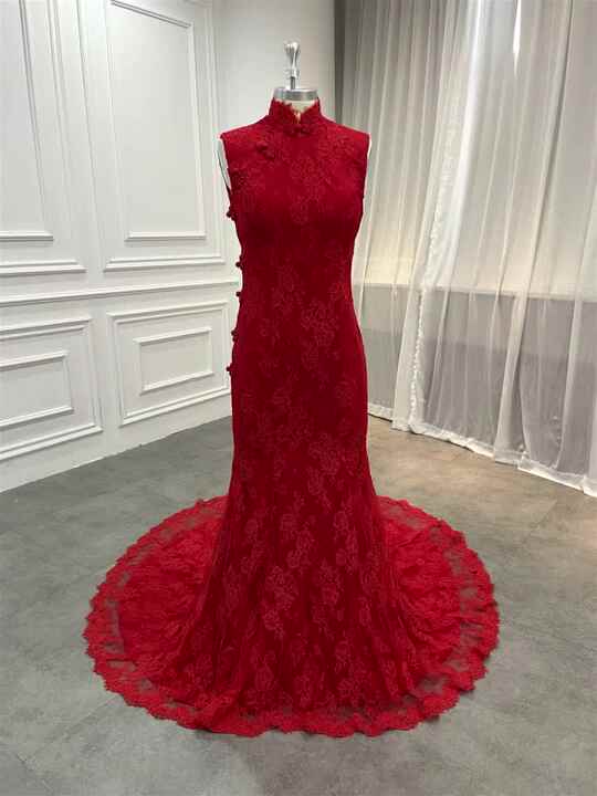 Wholesale Hongkong-wedding-dress Halter Evening Party Gowns Custom