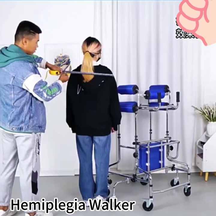 Cerebral Palsy Rehabilitation Equipment Hemiplegia Walker Stand Frame