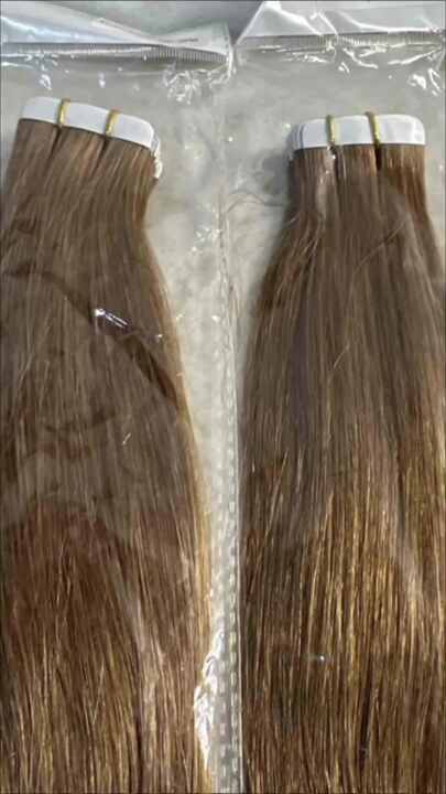 Wholesale Double Drawn Remy Hair Extensions Tape in Natural Human Hair