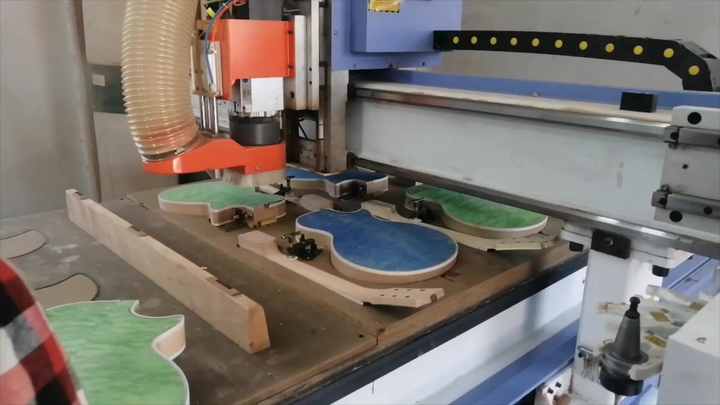 Weifang Rebon 6 String Acoustic Electric Guitar with Abalone Binding