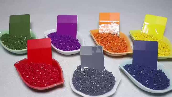 Fast Flow Rate PETG Granules Plastic Masterbatch Pla Filament Eco ...