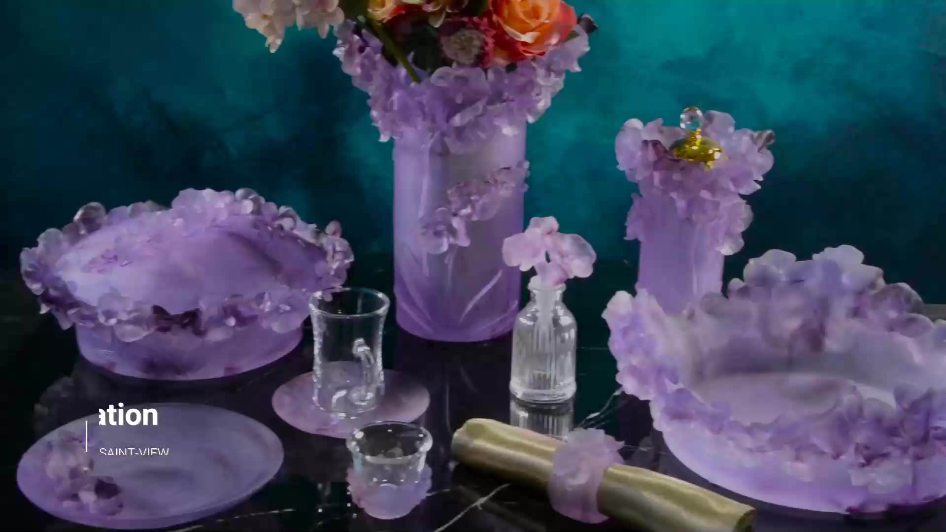 2022 Spring Ramazan Crystal Decor Hotel Centerpieces Madkhan Burner Handicraft Gift