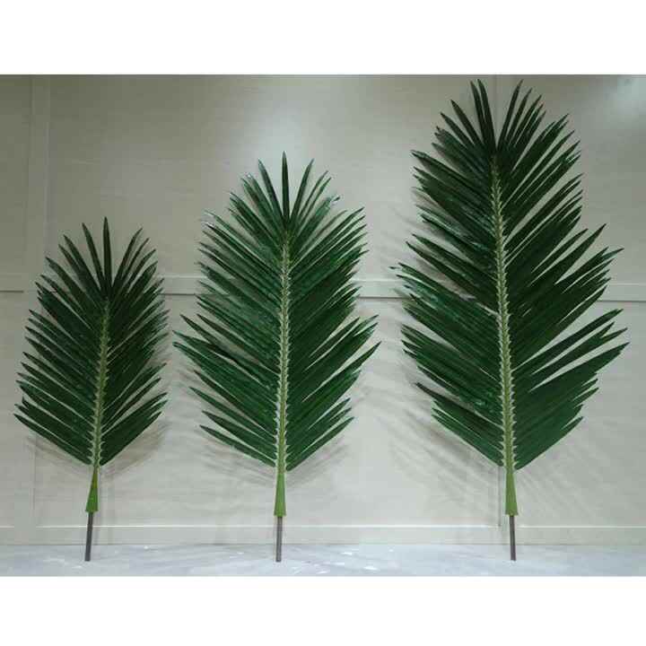 High Quality 1.8m Height Plastic Artificial Palm Tree Leaves,Artificial Coconut Palm Fronds