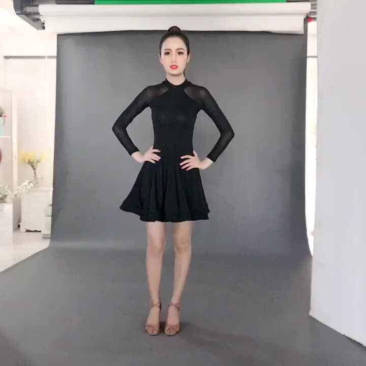 Women's Latin Salsa Ballroom Dance Dress Sexy Stylish
