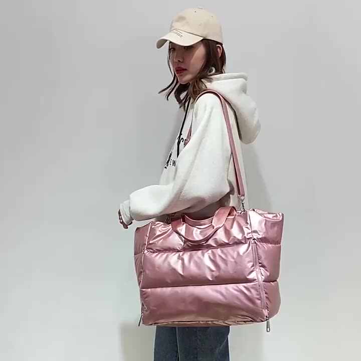 2023 Fashion Nylon Luggage Sports Tote Bags Women Duffel