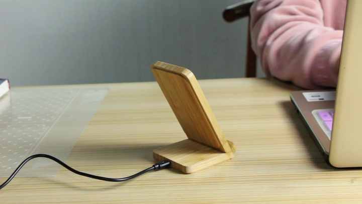 Charging Station Wireless Wooden Charger Charging Dock Wooden