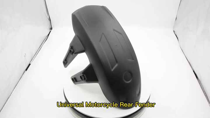 ヴィンテージブラックPPプラスチック改造パーツオフロードバイクリア