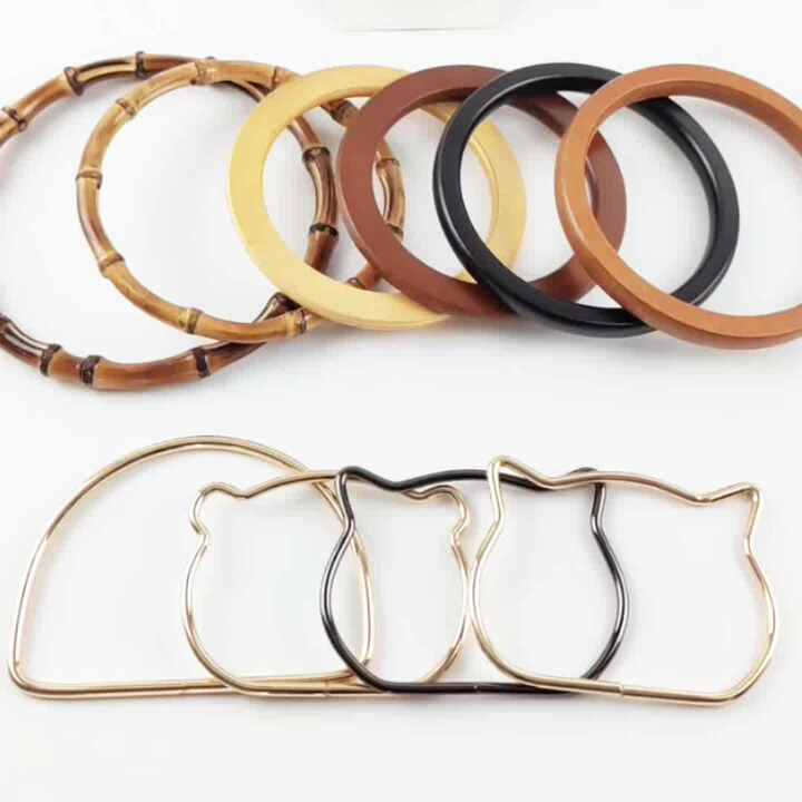 Pack de 2 Asas con Forma de D para Bolso - DMC | Las Tijeras Mágicas Pack de 2 Asas con Forma de D para Bolso - DMC | Las Tijeras Mágicas