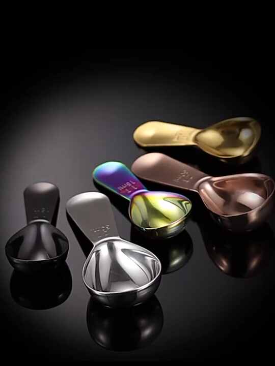 Koffie Scoop, RVS Koffie Lepels Set, 1 eetlepel (15ml) en 2