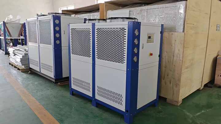 15 Tons 20 Tons Chilling Equipment Air Cooled Cooling Water Glycol Chiller