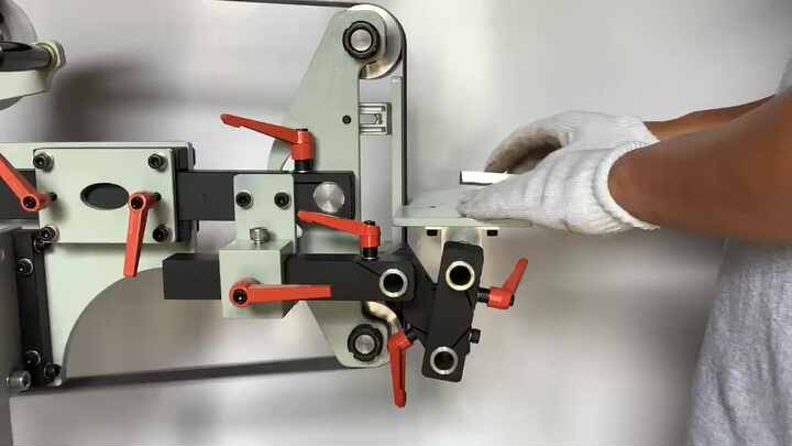 工業用ベルトグラインダーサンダー：ナイフ製造用可変速2x82インチ2HP