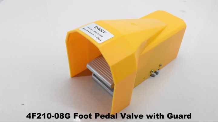 4 Channel Foot Valve 4-Channel – 1/4" NPT, 2-Position, Aluminum Alloy Pedal For Air Control Pneumatic Foot Valve