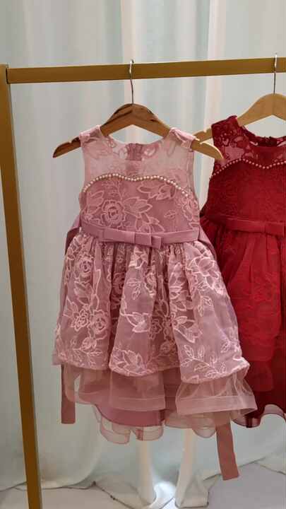 FSMKTZ Baby Girl Fancy Dress Frock for Girl 1Year Old Children
