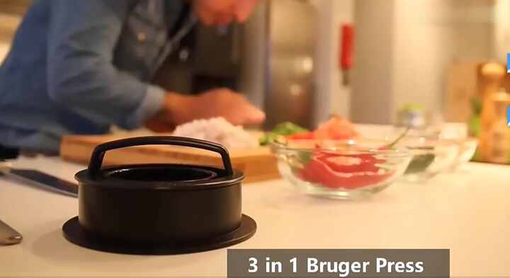 Pressa per Hamburger in Acciaio Inox