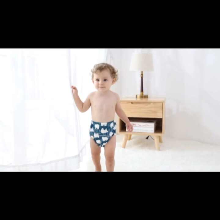 Wholesale 100% Cotton Soft Training Pants Baby Diaper Covers