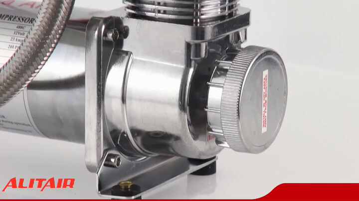 12V 200PSI VIAIR 480C ステルブラック エアコンプレッサーキット