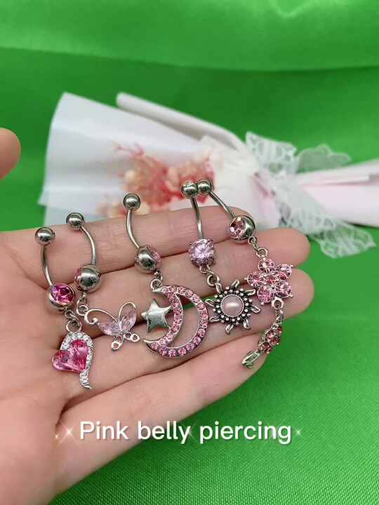 Gaby New Design Cute Clip Belly Button Ring Non-Piercing Butterfly