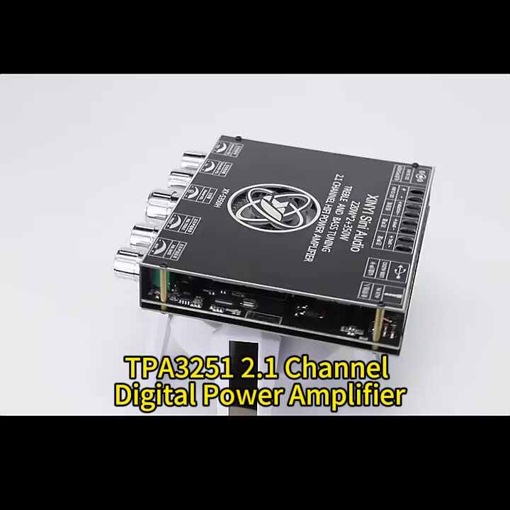 TPA3251 2.1 Channel Digital Power Amplifier Board - 220W*2 + 350W