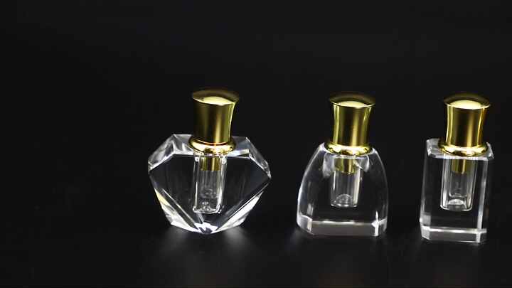 CJ-Arabian Luxury 1ml 2ml Customized Handmade Fancy Decorative Attar  Crystal Oud Perfume Bottles