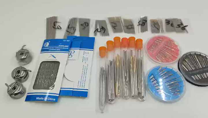 Kit Aghi Da Cucito In Metallo Ago Smussato Per Occhi Grandi E Aghi Oculari Grandi In Plastica