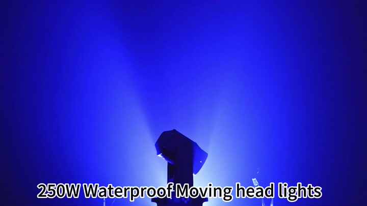 U`King 250W Waterproof Mini Beam Moving Head Light - DMX512 DJ