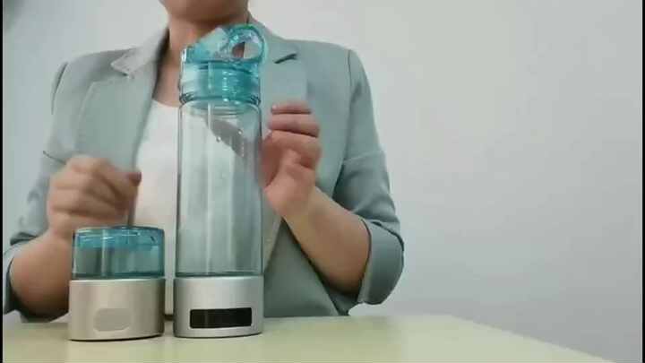 Bouteille d'Eau à Hydrogène, Affichage LED Portable