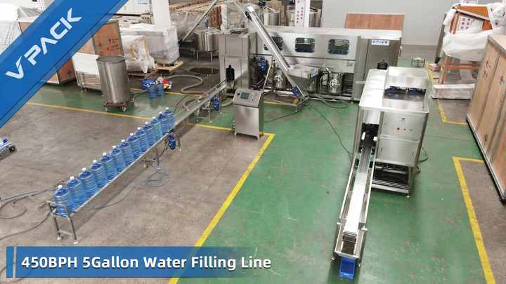5ガロン水充填機PETボトル純粋な飲料水ボトル詰め機/18.9Lボトル洗浄